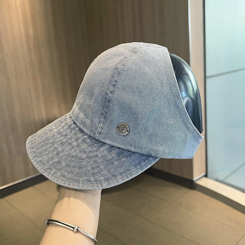 云诚雅漫 复古做旧牛仔防晒百搭 棉 鸭舌帽 男女同款情侣款