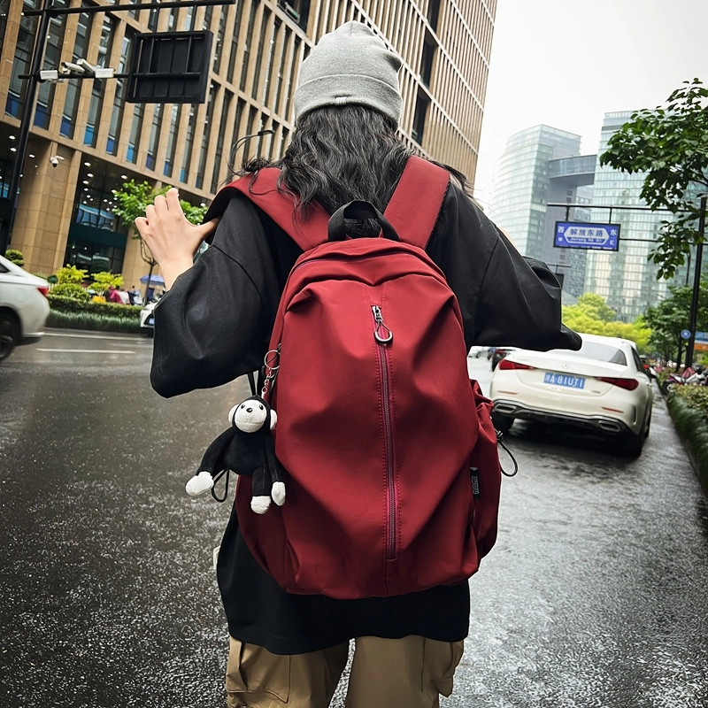 捷朗仕 轻便防水简约百搭通勤 尼龙 双肩包 大号 男女同款情侣款 多色