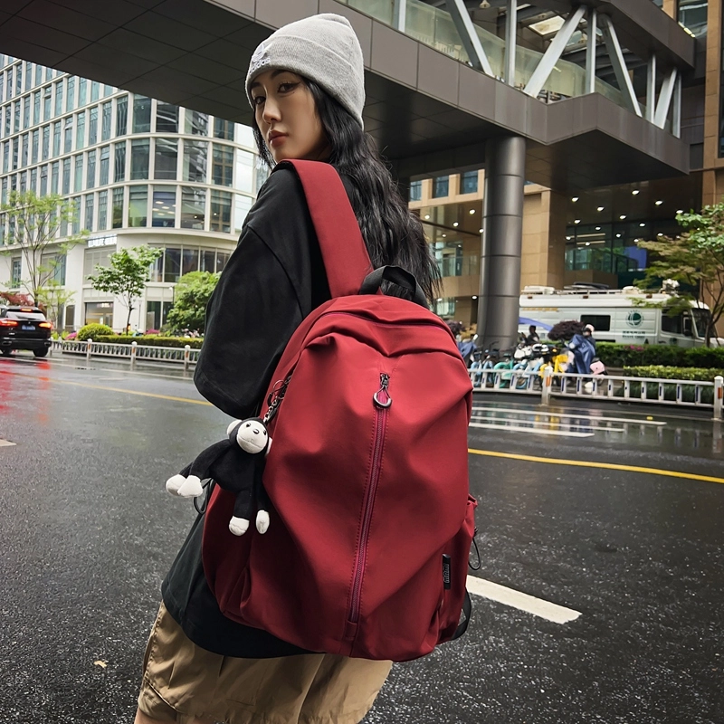 捷朗仕 轻便防水简约百搭通勤 尼龙 双肩包 大号 男女同款情侣款 多色