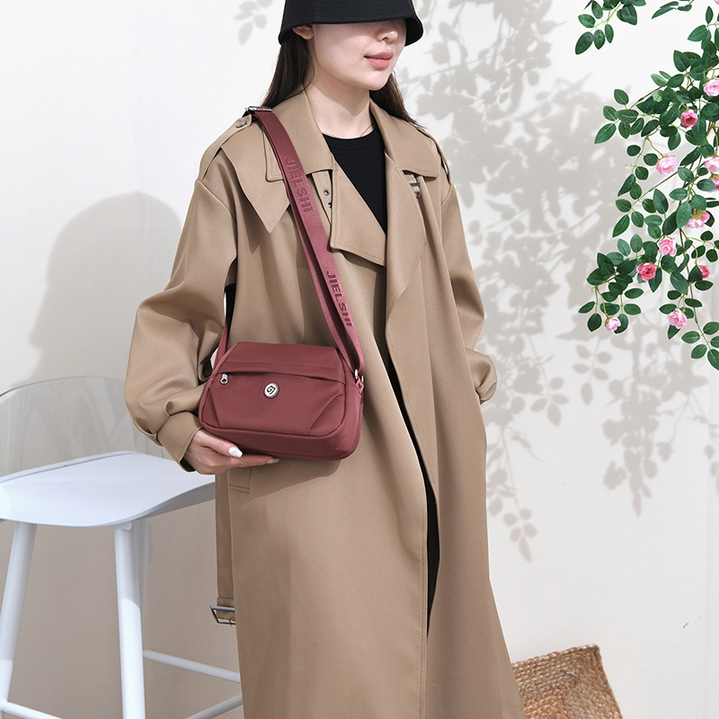 捷朗仕 防水轻便时尚简约百搭 尼龙布 斜挎包 女款 多色