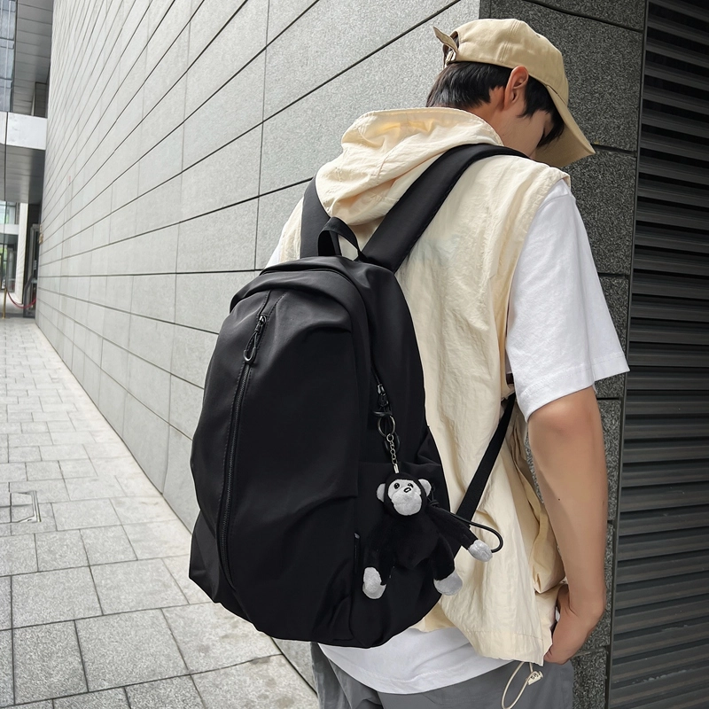 捷朗仕 轻便防水简约百搭通勤 尼龙 双肩包 大号 男女同款情侣款 多色