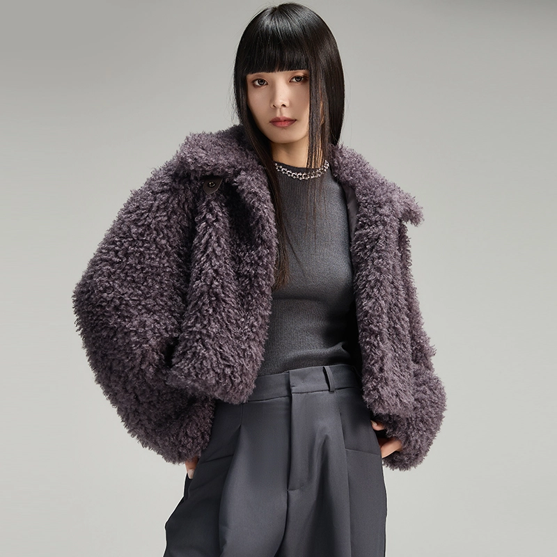美力城 洋气环保毛加厚保暖皮草 女款 驼色