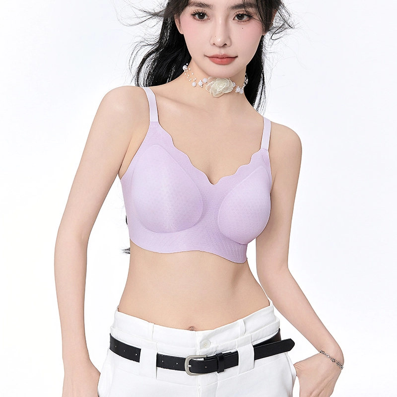 顶瓜瓜 无痕透气小胸聚拢薄款无钢圈胸罩防下垂内衣文胸 女款