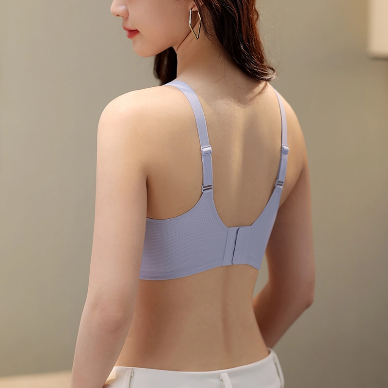 顶瓜瓜 内衣女小胸聚拢夏季薄款无钢圈胸罩防下垂无痕文胸 女款