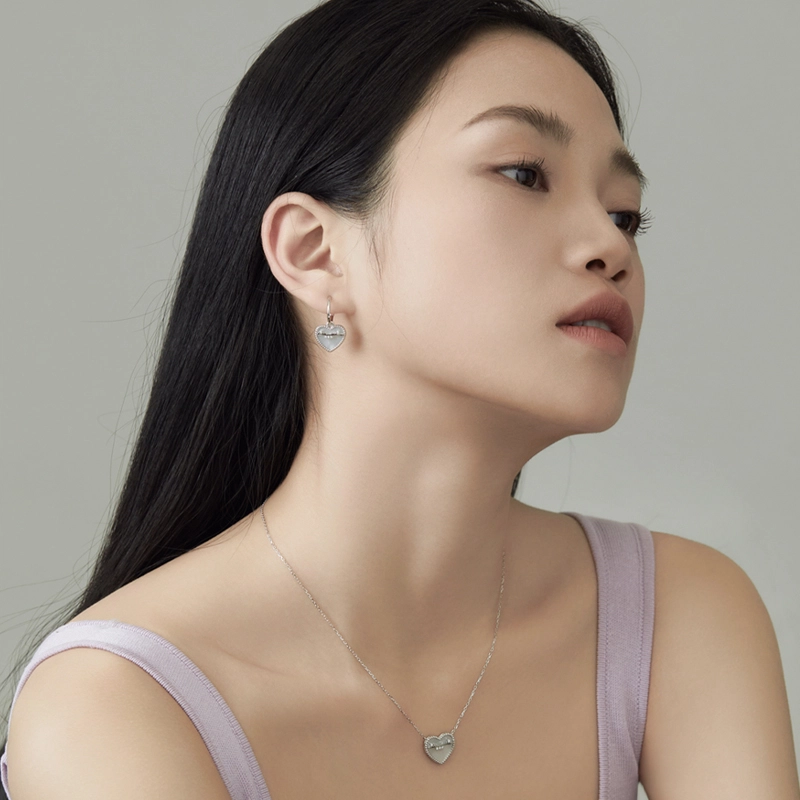情思意 摩斯密码设计师 母贝 耳环 女款
