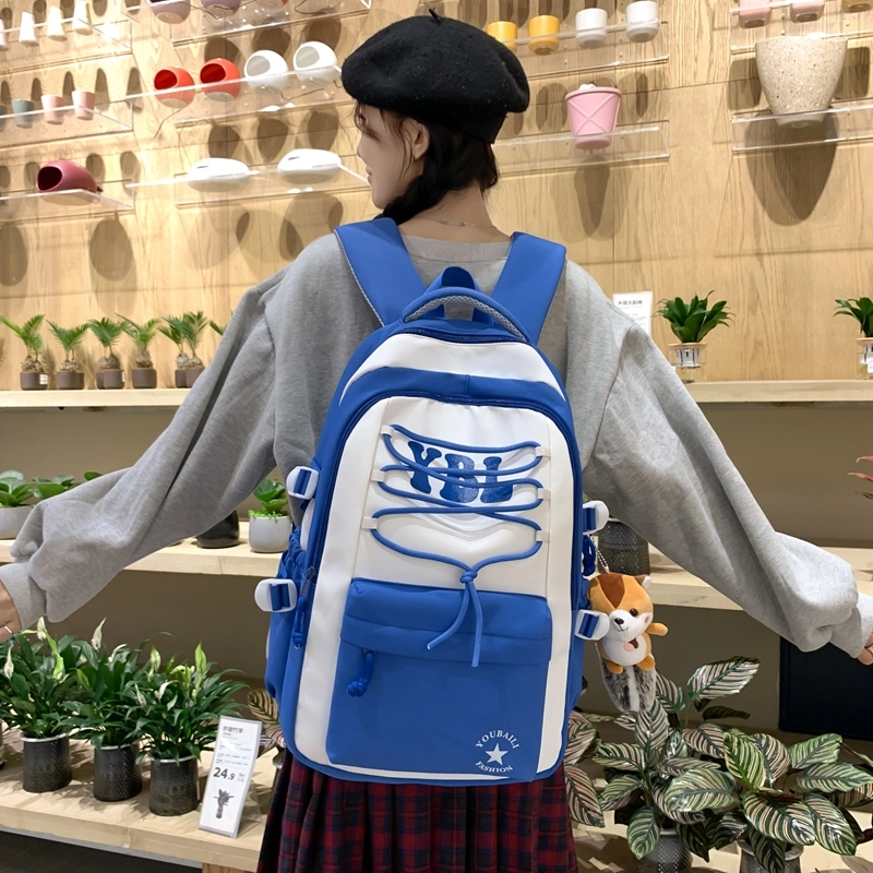 尊梵 多功能电脑大容量学生大学生电脑多口袋 书包背包双肩包 尼龙 男女同款情侣款 多色