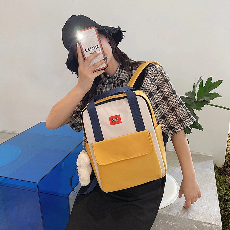 尊梵 小清新时尚校园大学生 双肩包 尼龙 女款 多色