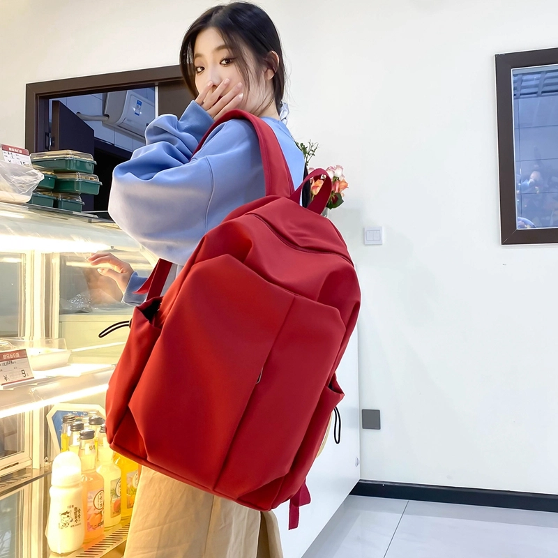 尊梵 多功能时尚大容量学生 书包双肩包 尼龙 女款 多色