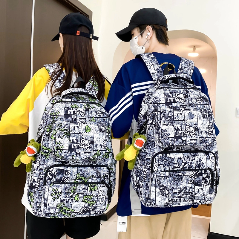 尊梵 多功能电脑背包大容量学生书包多口袋 双肩包 尼龙 男女通用 多色