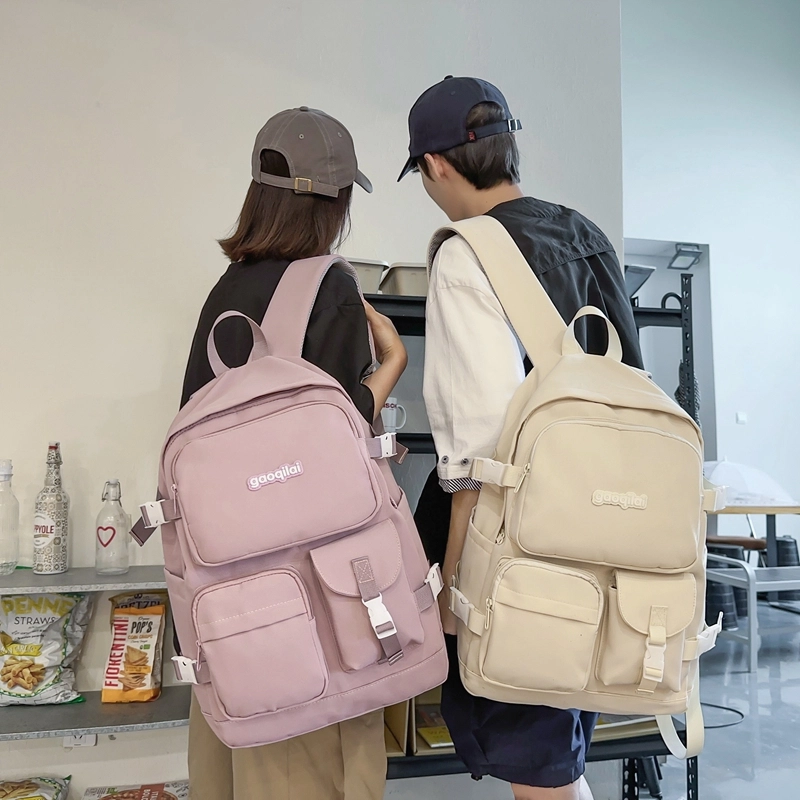 尊梵 多功能电脑背包大容量书包学生电脑多口袋 尼龙 双肩包