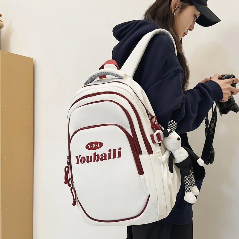 尊梵 双肩包 多功能电脑背包大容量学生书包大学生电脑多口袋双肩包尼龙 男女通用 多色
