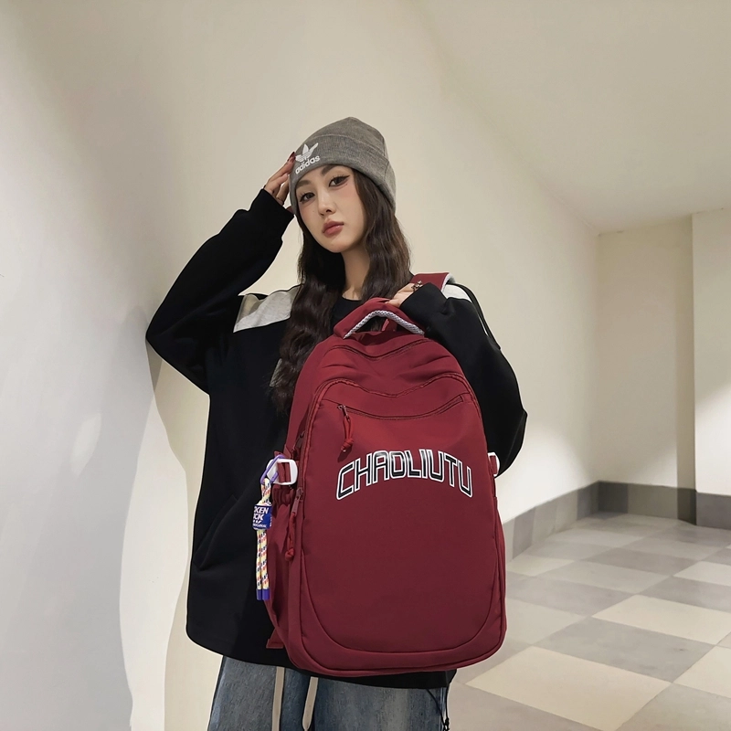 尊梵 多功能电脑大容量大学生电脑多口袋 尼龙 双肩包 男女同款情侣款 多色