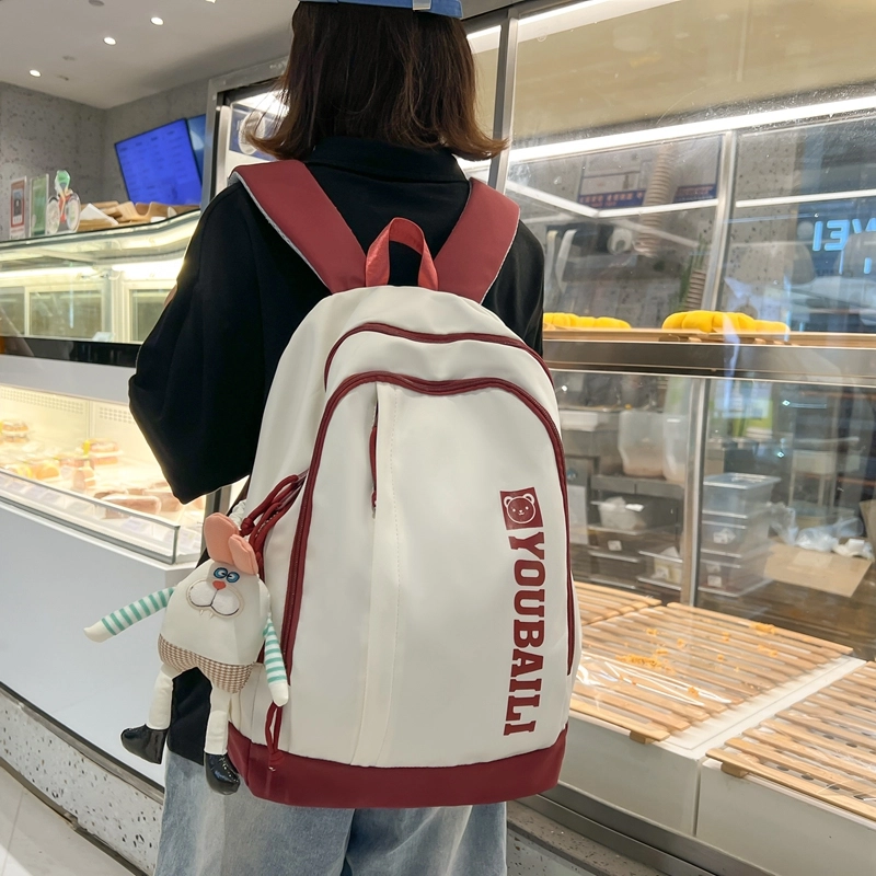 尊梵 双肩包 多功能电脑大容量学生多口袋 男女同款情侣款 尼龙 多色