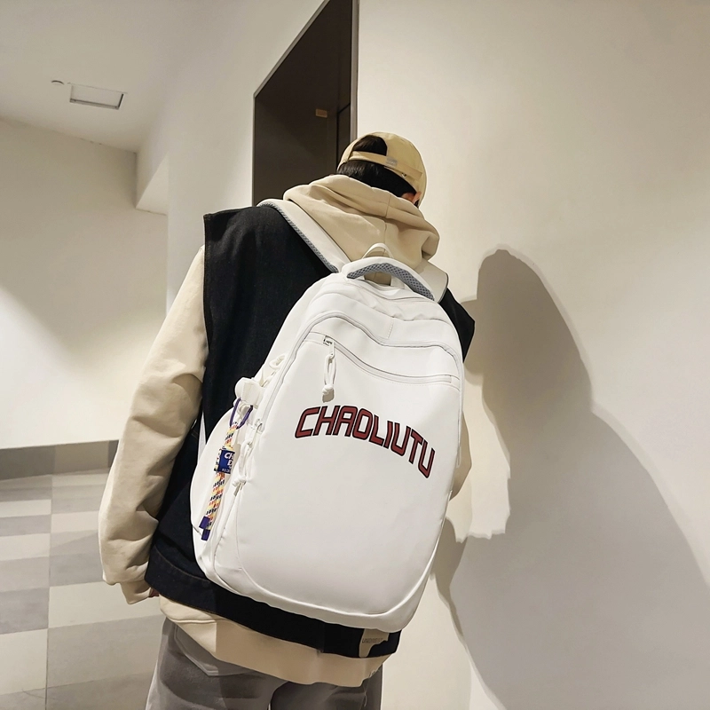 尊梵 多功能电脑大容量大学生电脑多口袋 尼龙 双肩包 男女同款情侣款 多色
