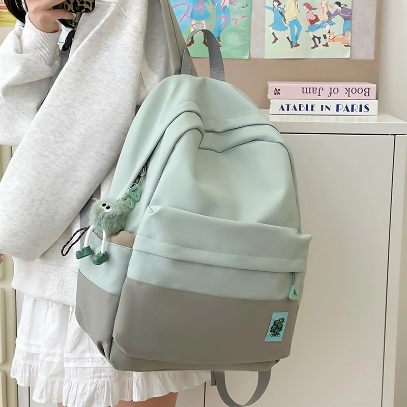 尊梵 小清新时尚通勤学生校园上课日常背包 尼龙 双肩包 女款 多色