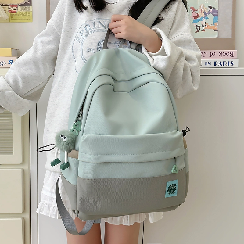 尊梵 小清新时尚通勤学生校园上课日常背包 尼龙 双肩包 女款 多色