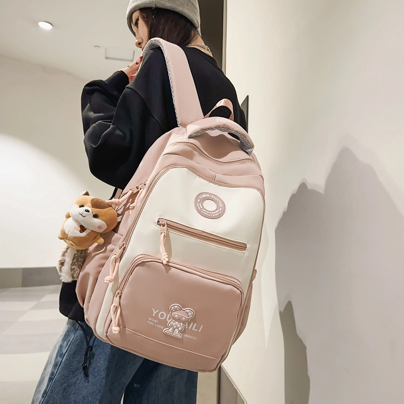 尊梵 多功能电脑大容量学生大学生电脑多口袋 双肩包 尼龙 男女同款情侣款 多色