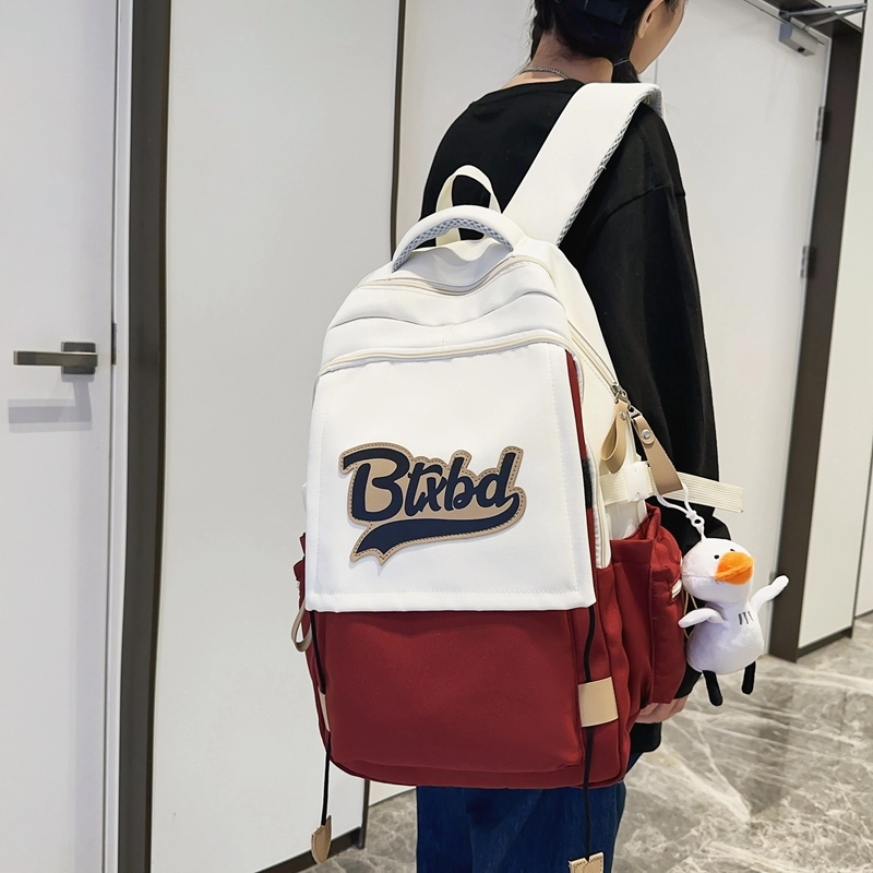尊梵 多功能电脑大学生电脑多口袋 双肩包 尼龙 男女同款情侣款 多色