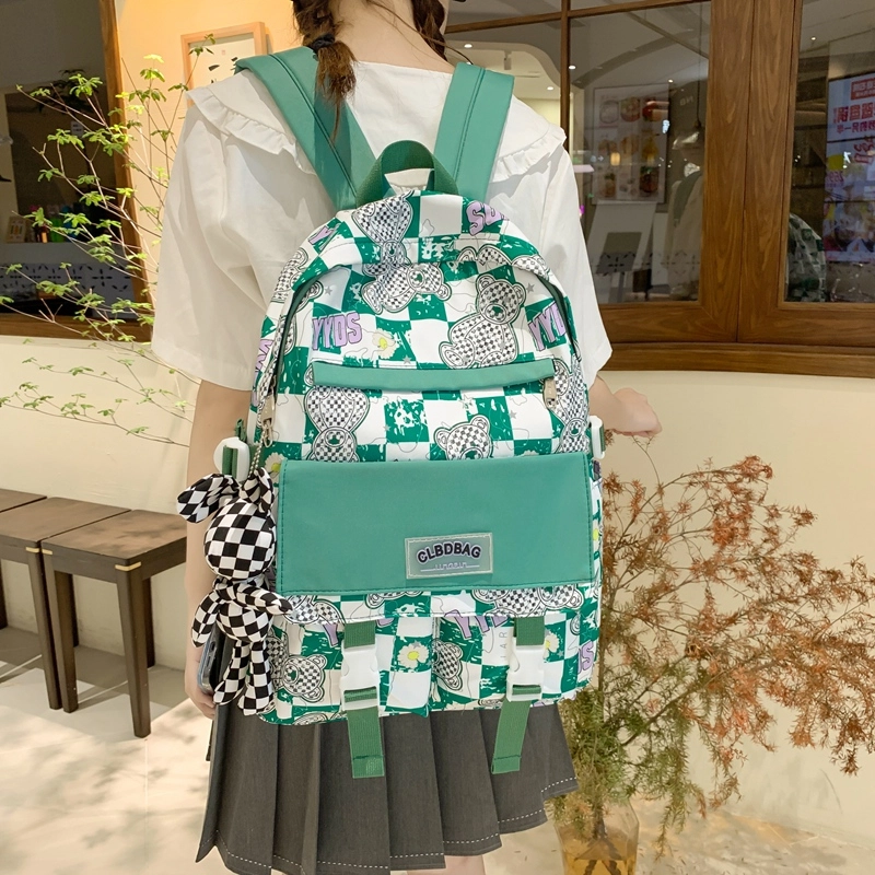 尊梵 电脑大学生小清新时尚校园 背包双肩包 尼龙 女款 多色