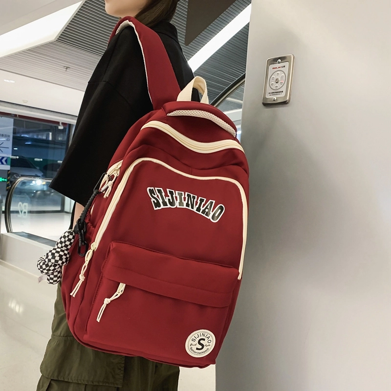 尊梵 多功能电脑大容量多口袋书包背包双肩包 尼龙 男女同款情侣款 多色