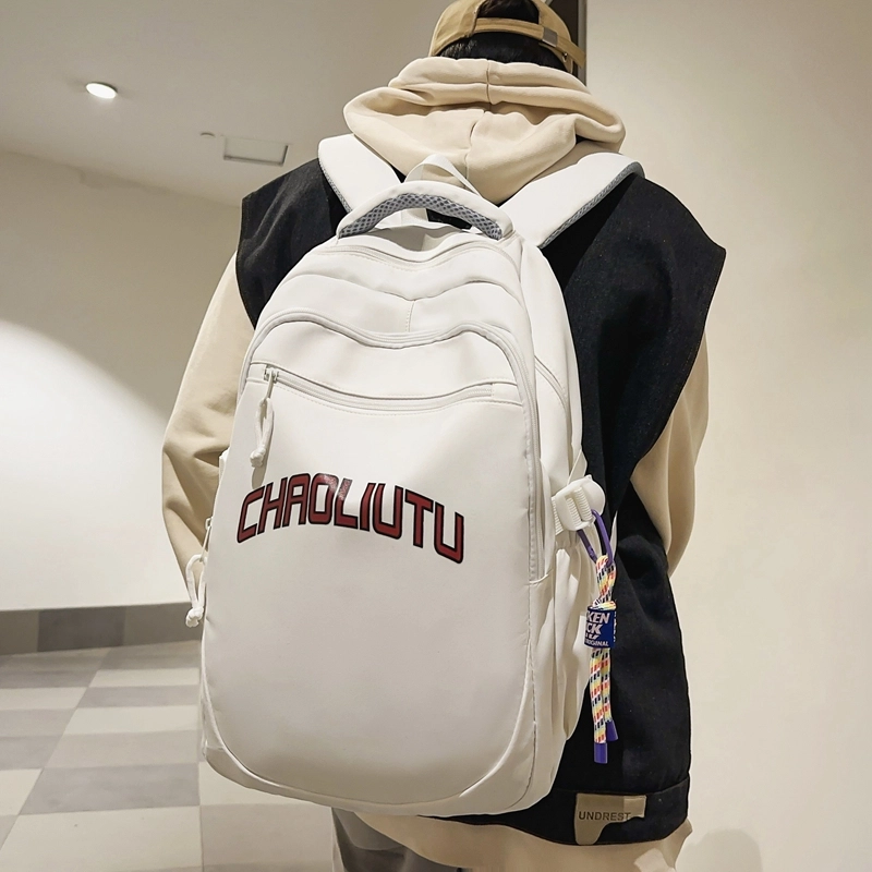 尊梵 多功能电脑大容量大学生电脑多口袋 尼龙 双肩包 男女同款情侣款 多色