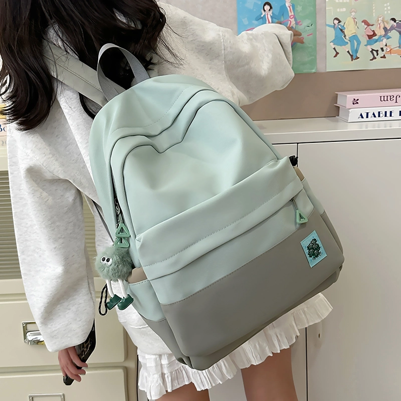 尊梵 小清新时尚通勤学生校园上课日常背包 尼龙 双肩包 女款 多色