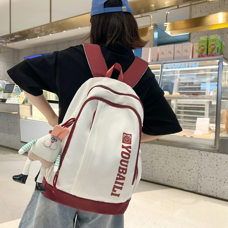 尊梵 双肩包 多功能电脑大容量学生多口袋 男女同款情侣款 尼龙 多色
