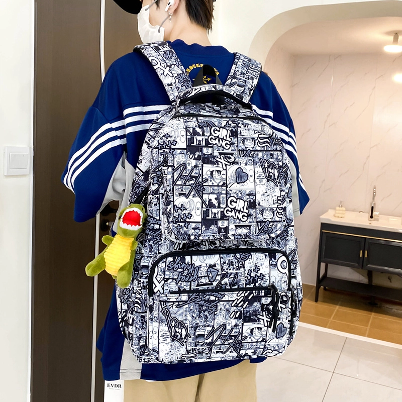 尊梵 多功能电脑背包大容量学生书包多口袋 双肩包 尼龙 男女通用 多色