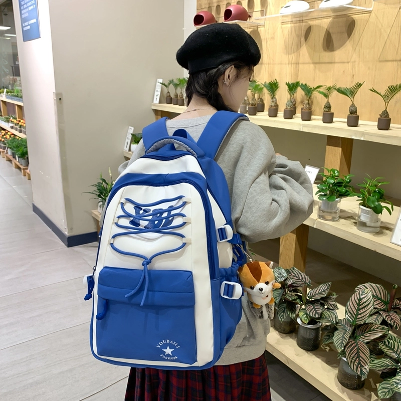 尊梵 多功能电脑大容量学生大学生电脑多口袋 书包背包双肩包 尼龙 男女同款情侣款 多色