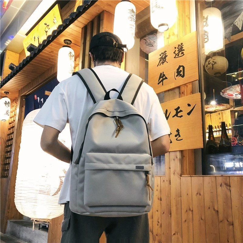 尊梵 多功能电脑背包大容量电脑多口袋 牛津布 双肩包 常规 男女同款情侣款 灰色/黑色/红色