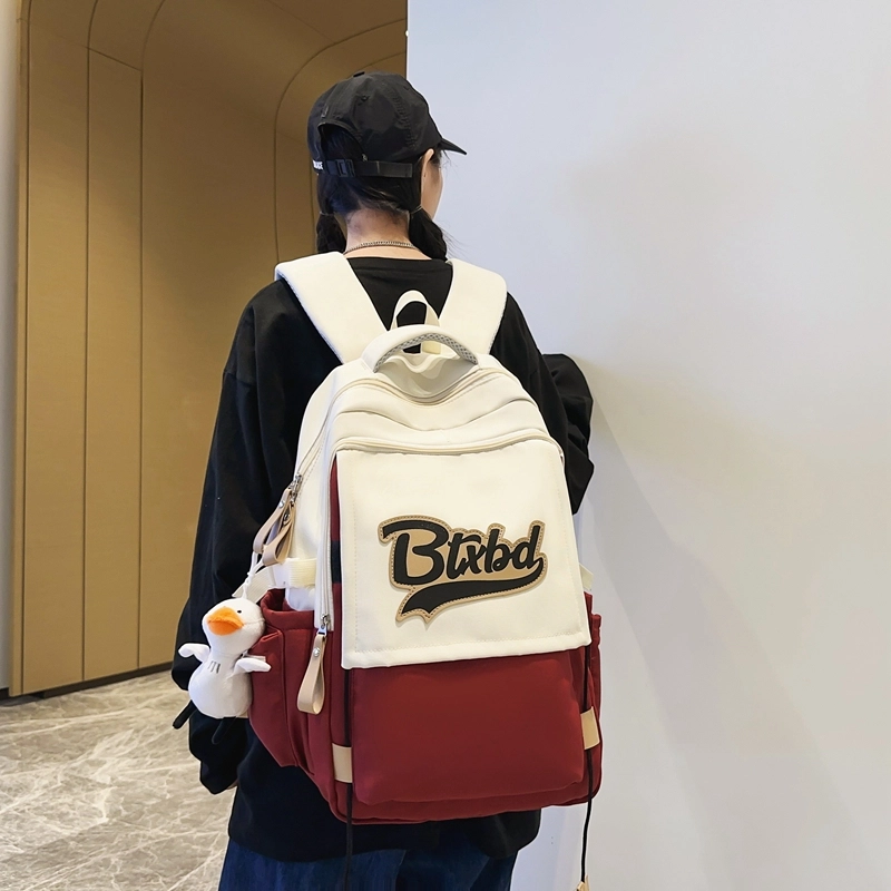 尊梵 多功能电脑大学生电脑多口袋 双肩包 尼龙 男女同款情侣款 多色