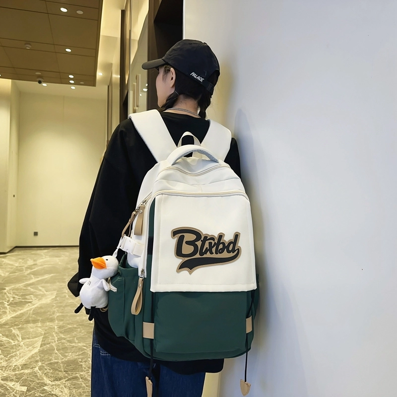 尊梵 多功能电脑大学生电脑多口袋 双肩包 尼龙 男女同款情侣款 多色