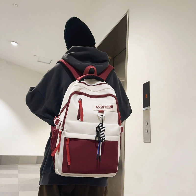 尊梵 多功能电脑背包大容量书包多口袋 双肩包 尼龙 男女通用 多色