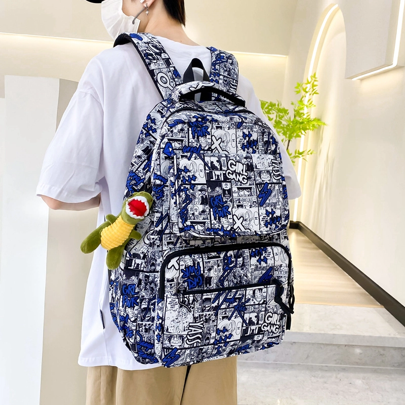 尊梵 多功能电脑背包大容量学生书包多口袋 双肩包 尼龙 男女通用 多色