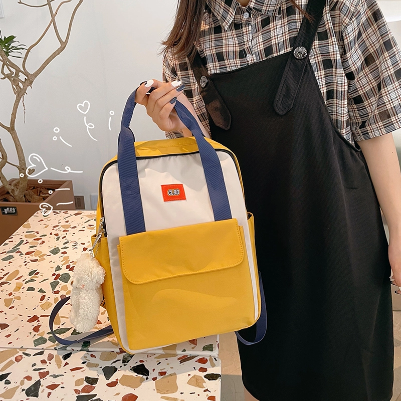 尊梵 小清新时尚校园大学生 双肩包 尼龙 女款 多色