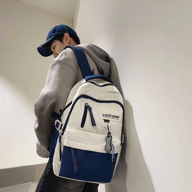 尊梵 多功能电脑背包大容量书包多口袋 双肩包 尼龙 男女通用 多色