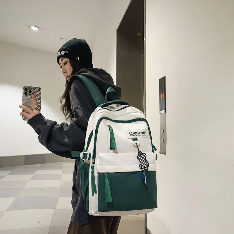 尊梵 多功能电脑背包大容量书包多口袋 双肩包 尼龙 男女通用 多色