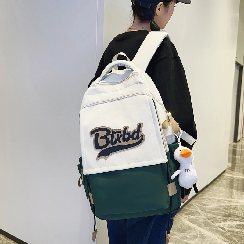 尊梵 多功能电脑大学生电脑多口袋 双肩包 尼龙 男女同款情侣款 多色