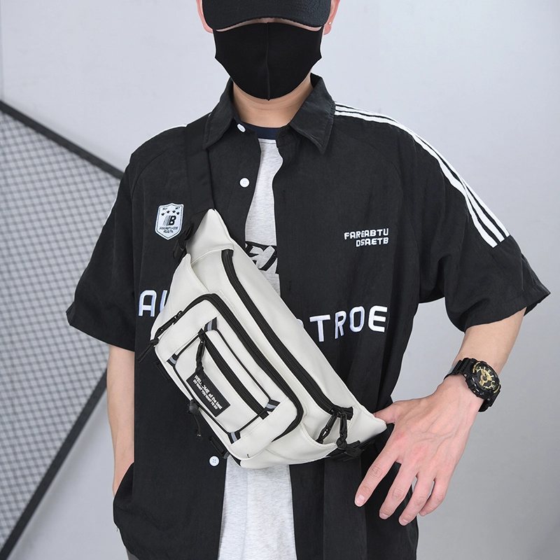 尊梵 潮牌运动款日系时尚休闲小挎包 尼龙布 胸包 常规 男女同款情侣款 多色