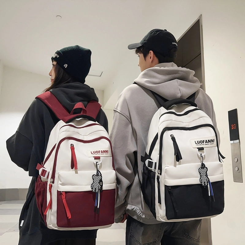 尊梵 多功能电脑背包大容量书包多口袋 双肩包 尼龙 男女通用 多色