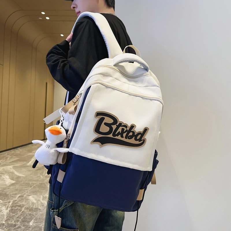 尊梵 多功能电脑大学生电脑多口袋 双肩包 尼龙 男女同款情侣款 多色