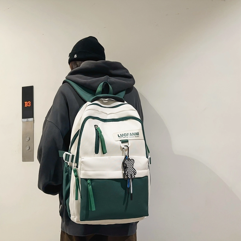 尊梵 多功能电脑背包大容量书包多口袋 双肩包 尼龙 男女通用 多色