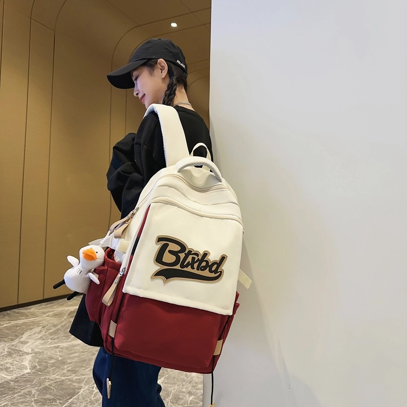 尊梵 多功能电脑大学生电脑多口袋 双肩包 尼龙 男女同款情侣款 多色