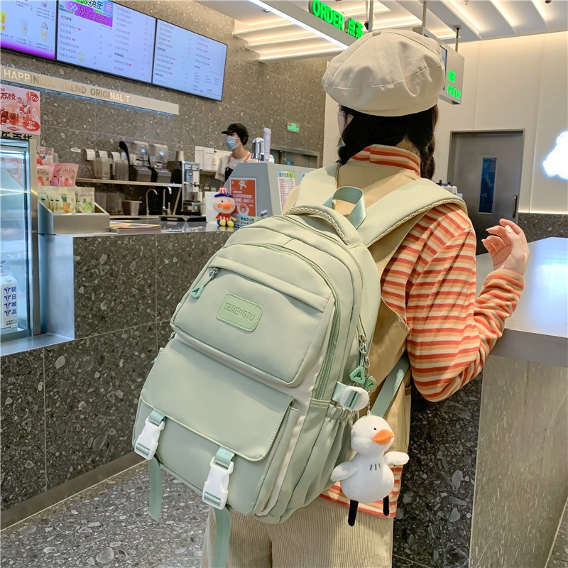 尊梵 小众设计卡通图案设计休闲简约时尚百搭潮流 尼龙 双肩包 女款多色
