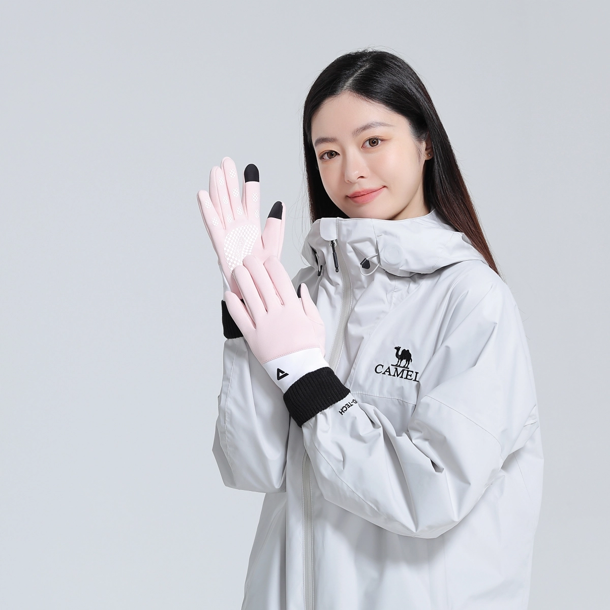 匹克 高颜值防寒保暖滑雪冰天雪地 可触屏保暖加绒加厚秋冬御寒户外摩托骑行 针织绒质 聚酯纤维 运动手套 男女同款情侣款
