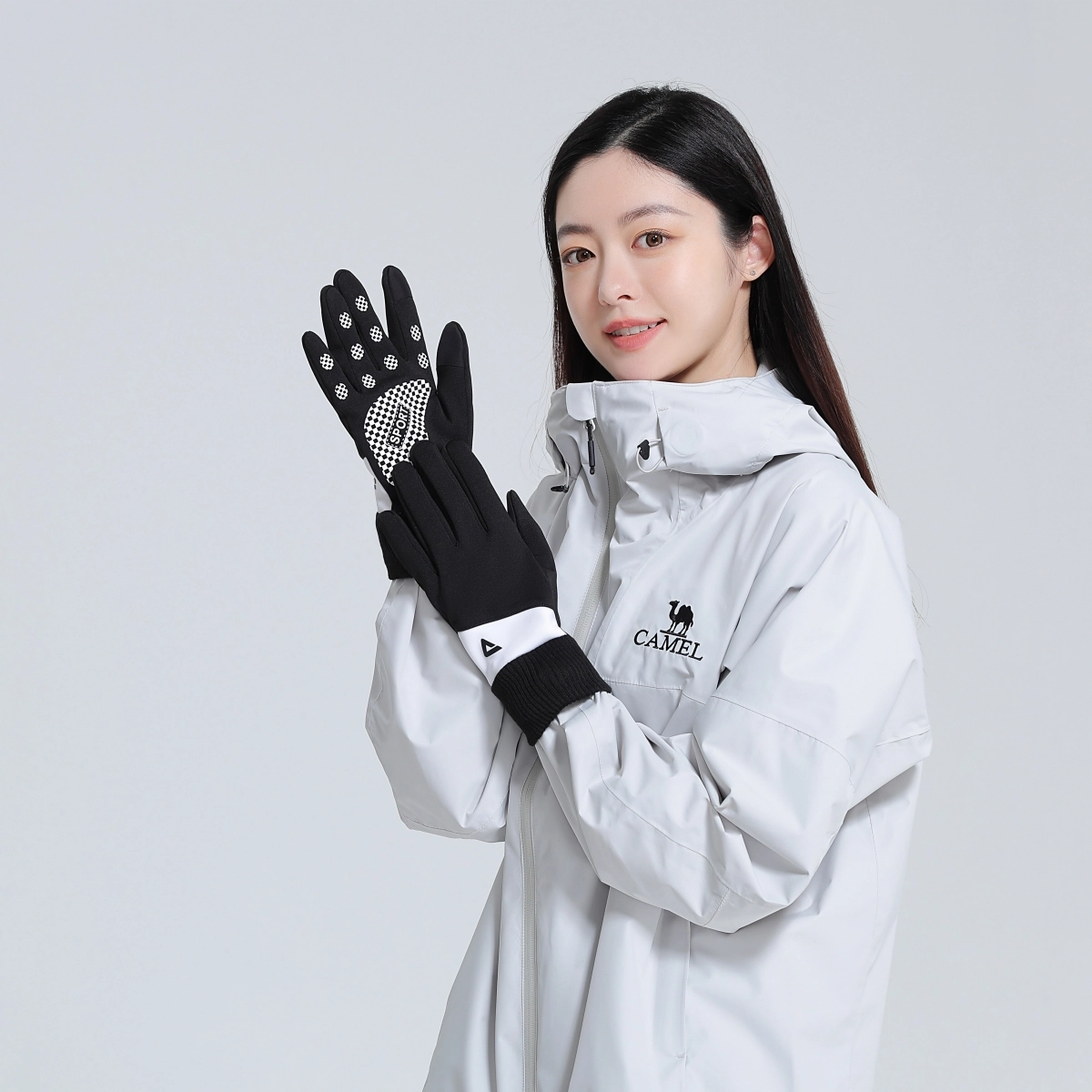 匹克 高颜值防寒保暖滑雪冰天雪地 可触屏保暖加绒加厚秋冬御寒户外摩托骑行 针织绒质 聚酯纤维 运动手套 男女同款情侣款