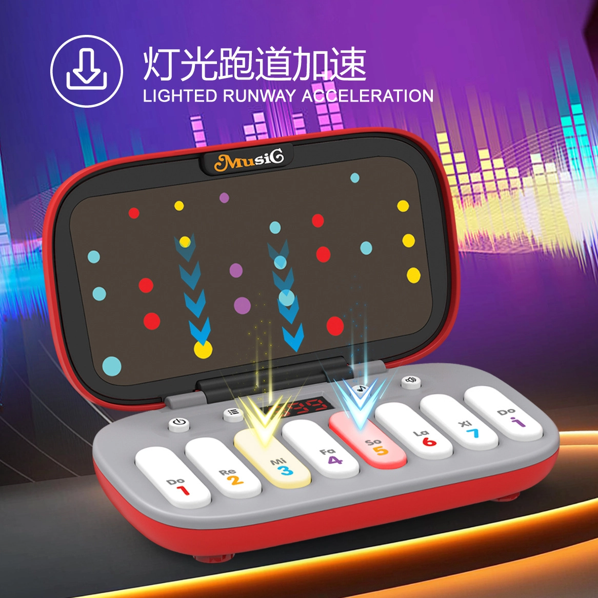 图米鱼 按按乐游戏音乐盒 益智玩具 早教教具