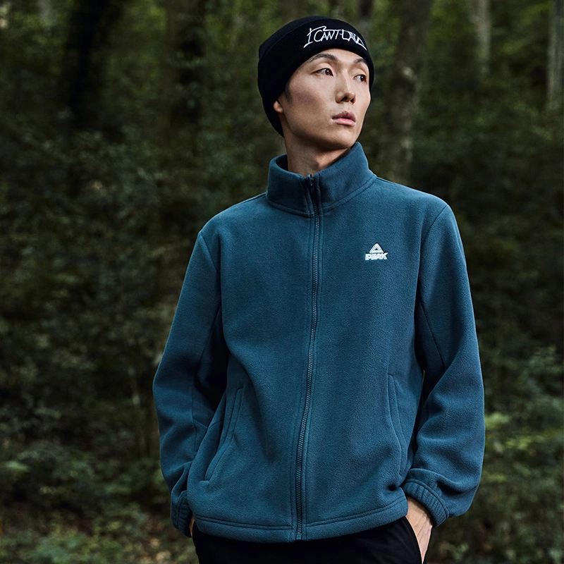 匹克 三合一风衣 山系徒步户外潮流防泼水运动外套梭织日常穿搭专业防护登山服 冲锋衣风衣 男 石墨蓝