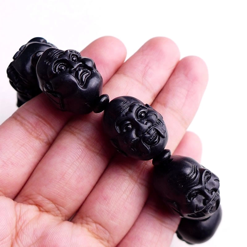 菲燕 十八罗汉 糯冰 翡翠手串 男女同款情侣款