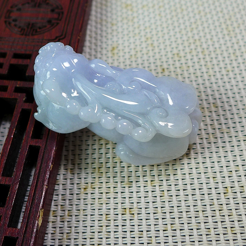 菲燕 翡翠貔貅挂坠 糯种 吊坠 男女同款情侣款